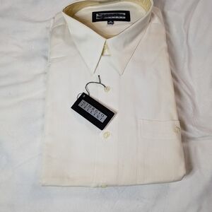 Long Sleeve Cream Men's Shirt